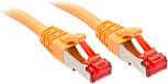 LINDY 47766 RJ45 Netzwerkkabel, Patchkabel CAT 6 S/FTP 5.00 m Gelb 1 St.