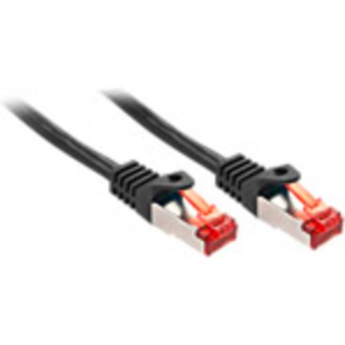 LINDY 47375 RJ45 Netzwerkkabel, Patchkabel CAT 6 S/FTP 3.00 m Schwarz 1 St.