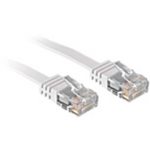LINDY 47501 RJ45 Netzwerkkabel, Patchkabel CAT 6 U/UTP 1.00 m Weiß 1 St.