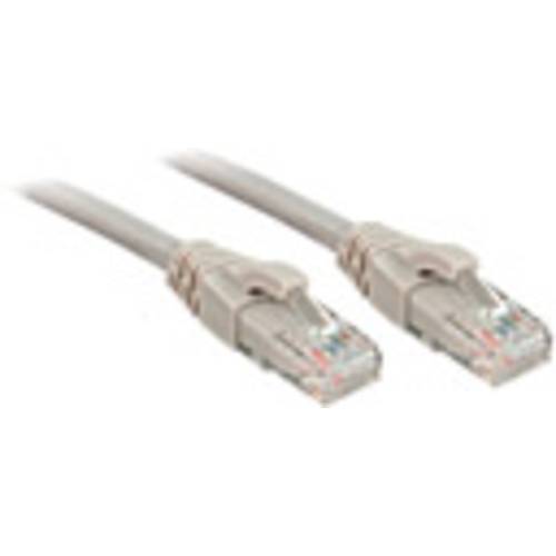 Thumbnail - LINDY 48002 RJ45 Netzwerkkabel, Patchkabel CAT 6 U/UTP 1.00 m Grau 1 St.