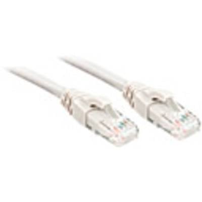 Zwei weiße Ethernet-Kabel mit transparenten Steckern liegen parallel zueinander. Sie werden häufig für Netzwerkverbindungen verwendet.