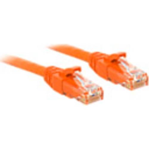 Thumbnail - LINDY 48105 RJ45 Netzwerkkabel, Patchkabel CAT 6 U/UTP 0.30 m Orange 1 St.