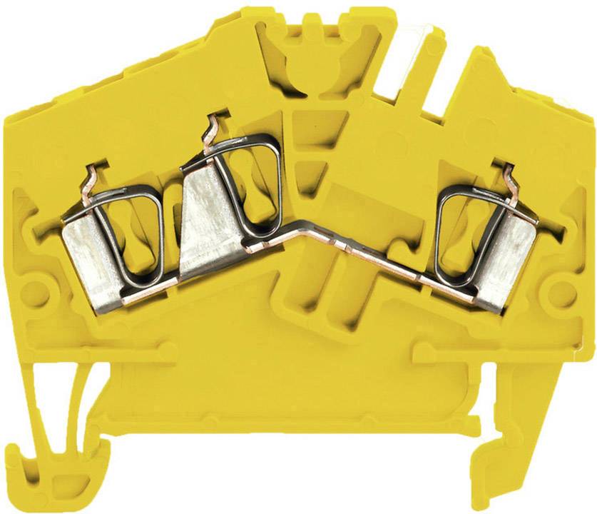 Weidmüller 1946240000 Durchgangsreihenklemme 2.5 mm Zugfeder Gelb 100 St.