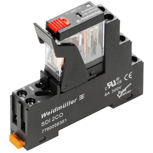 Weidmüller DRIKIT 115VAC 1CO LD/PB Koppelrelais 115 V/AC 10 A 1 Wechsler 10 St.