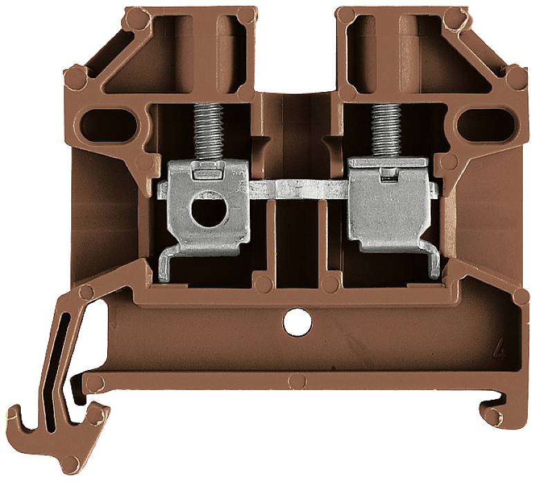 Weidmüller 2566520000 Durchgangsreihenklemme Schrauben Braun 100 St.