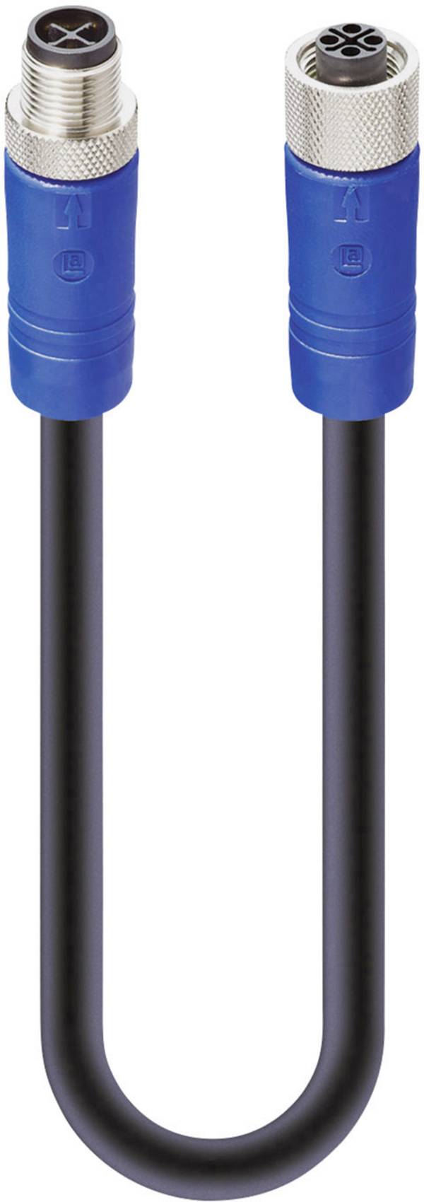 Lumberg Automation 934853084 Sensor-/Aktor-Anschlussleitung M12 Stecker, gerade, Buchse, gerade 2.00 m Polzahl Sensoren: 3+PE 1 St.