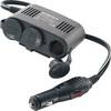 3-fach Verteiler mit USB Zigarettenanzünderstecker Basetech
