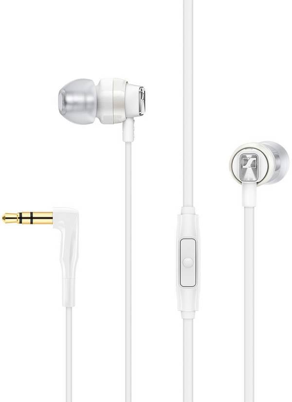 Sennheiser CX 300S In Ear Kopfhörer kabelgebunden Weiß Noise Cancelling Headset