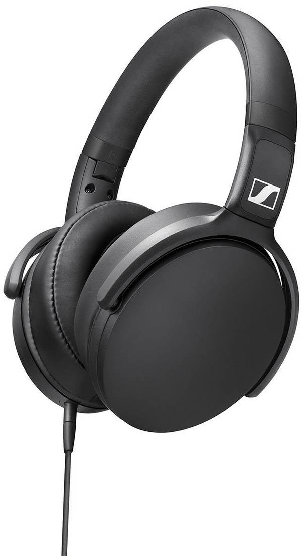 Sennheiser HD 400S Over Ear Kopfhörer kabelgebunden Schwarz Faltbar, Headset