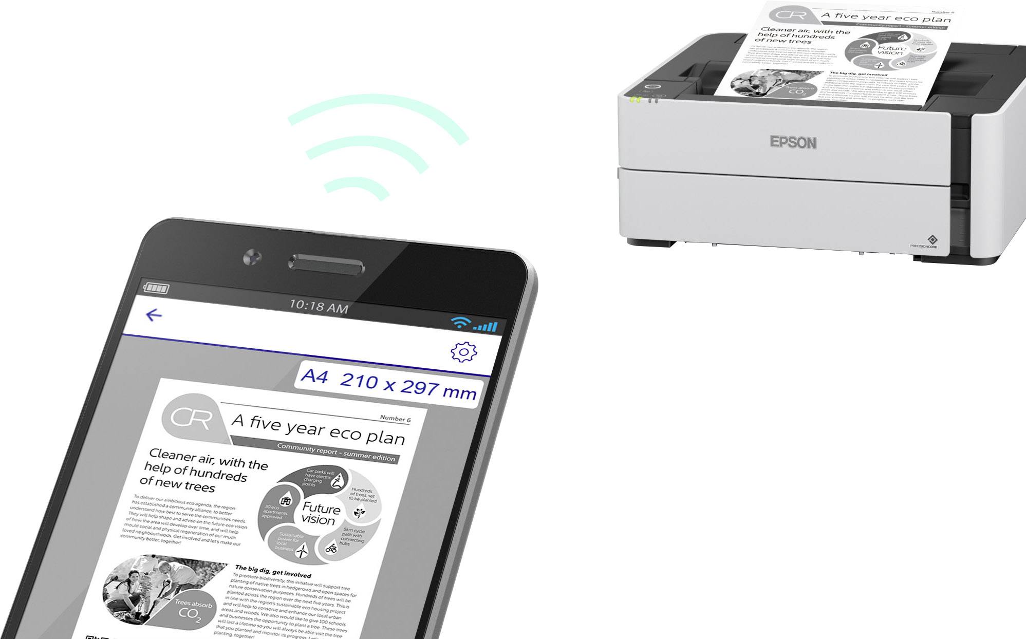 Epson EcoTank ET-M1180 - Drucker - s/w - Duplex-4