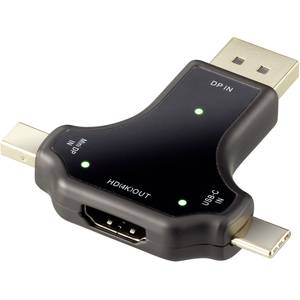 Renkforce Displayport Hdmi Adapter 1x Displayport Stecker Mini Displayport Stecker Usb C Stecker 1x Hdmi Buchse Kaufen