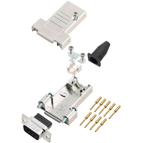 encitech Encitech 6355-0089-01 D-SUB Stecker 180 ° Polzahl: 9 1 St.