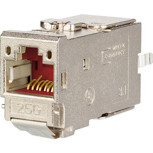Metz Connect 130B11-25-E RJ45-Einbaumodul E-Dat, Modul-Steckgesicht 1 St.