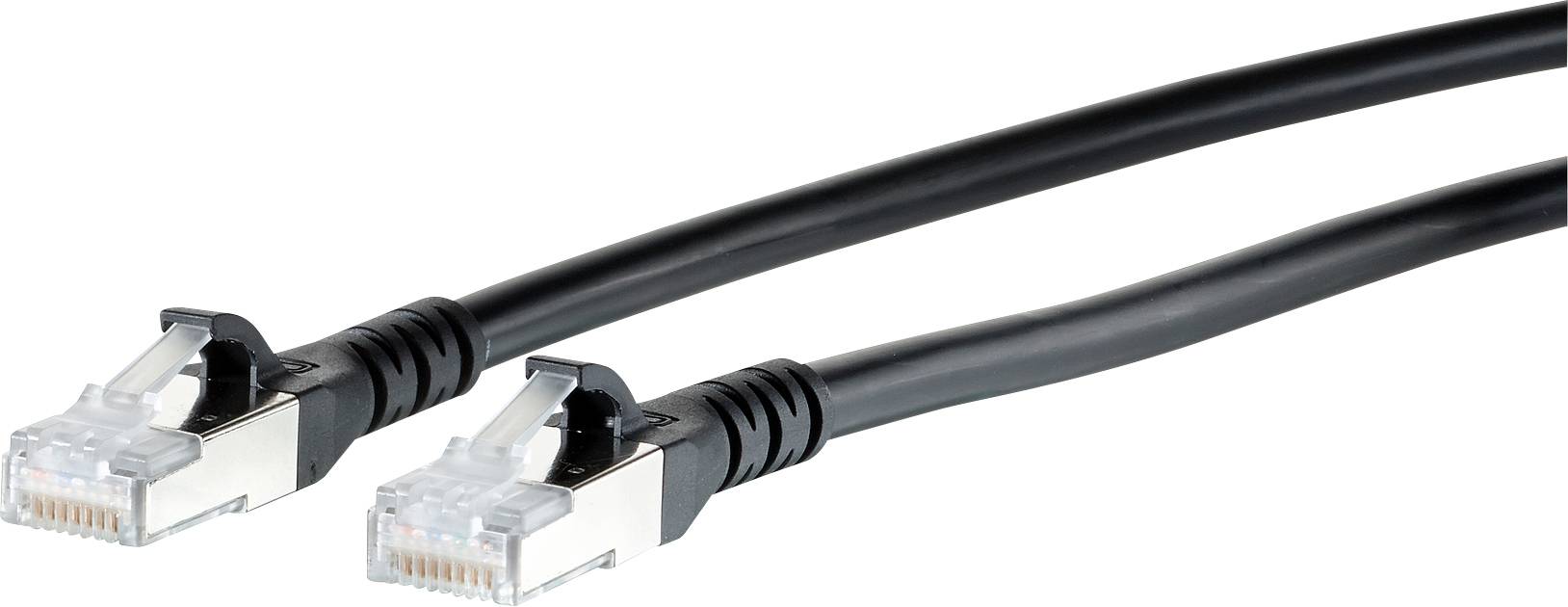 METZ CONNECT Patchkabel Cat.6A AWG 26, LSOH, schwarz, 25 m-0