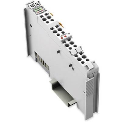 Ein elektronisches Modulsystem mit mehreren Anschlussklemmen und Beschriftung. Hauptsächlich zur Steuerung in Automatisierungssystemen eingesetzt.