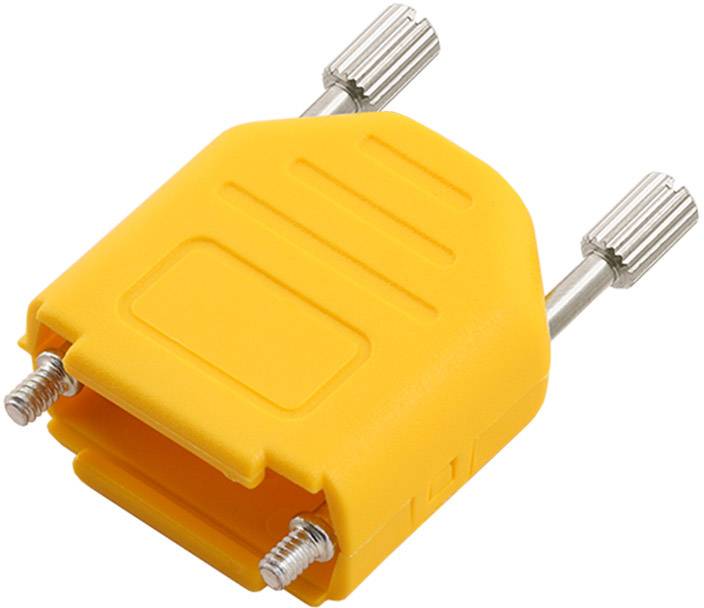 encitech DPPK09-FMY-K 6353-0145-01 D-SUB Gehäuse Polzahl: 9 Polyamid 180 ° Gelb 1 St.