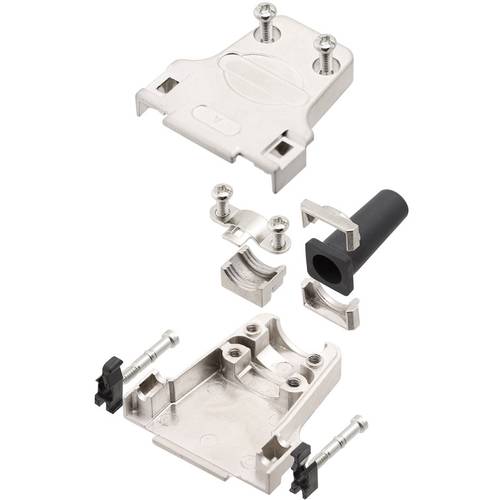 encitech DTZF37-RGL-K 7960-0207-04 D-SUB Gehäuse Polzahl: 37 Zinkdruckguss 180 ° Metall 1 St.