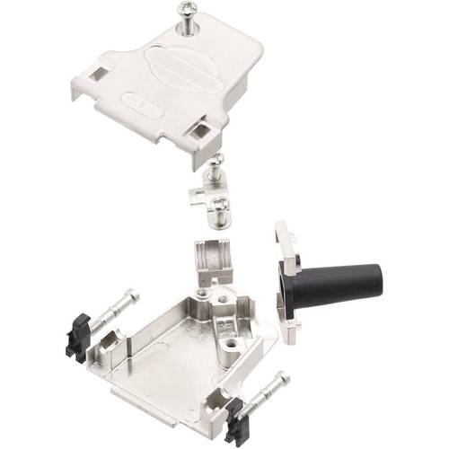 encitech D45ZF15-RGL-K 7960-0208-12 D-SUB Gehäuse Polzahl: 15 Zinkdruckguss 45 ° Metall 1 St.
