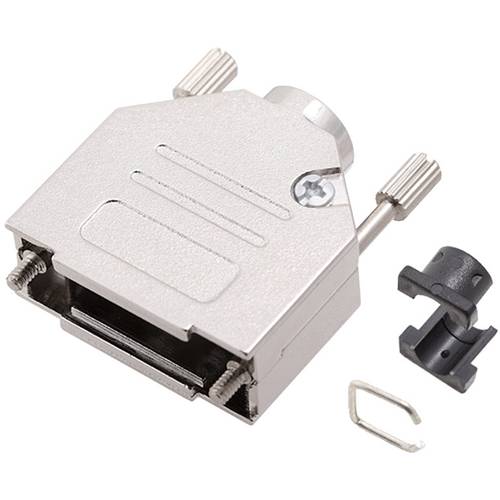 encitech DTCK09-K 6560-0805-01 D-SUB Gehäuse Polzahl: 9 Zinkdruckguss 180 ° Metall 1 St.