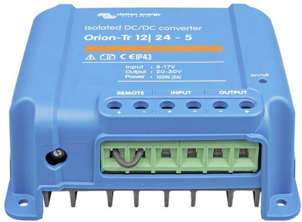 Victron Energy Wandler Orion-Tr 12/24-5A 120 W 12 V - 24.2 V Fernbedienbar