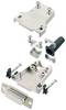 encitech DTZF15-HDS26-W-K 6355-8063-12 D-SUB Buchsenleisten-Set 180 ° Polzahl: 26 Lötkelch 1 St.