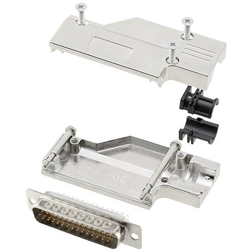 encitech DCMR25-FK-HDP44-W-K 6355-8066-03 D-SUB Stiftleisten-Set 90 ° Polzahl: 44 Lötkelch 1 St.