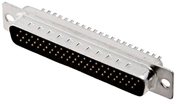 encitech HDS-62-M-T-B-S 2101-0300-04 D-SUB Stiftleiste 180 ° Polzahl: 62 Lötkelch 1 St. Tray