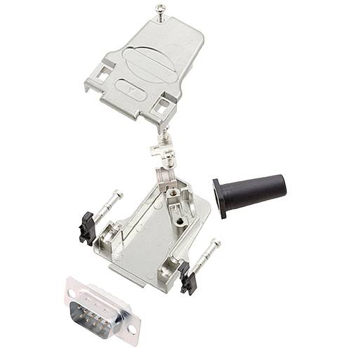 encitech D45ZF09-DMP-W-K 6355-8047-01 D-SUB Stiftleisten-Set 45 ° Polzahl: 9 Lötkelch 1 St.