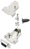 encitech DTSL09-SJSRG-S-DBS-K 6355-0090-11 D-SUB Buchsenleisten-Set 45 ° Polzahl: 9 Lötkelch 1 St.