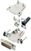 encitech DTZF15-HDP26-W-K 6355-8063-02 D-SUB Stiftleisten-Set 180 ° Polzahl: 26 Lötkelch 1 St.