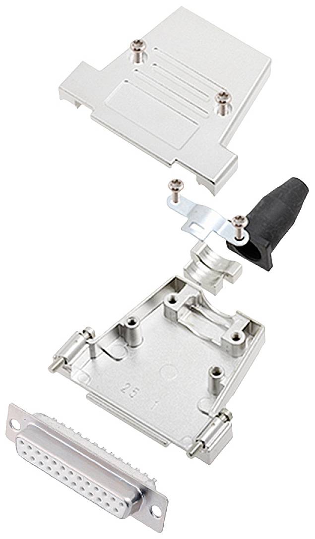 encitech DTSL25-SJSRG-T-DBS-W-K 6355-8086-13 D-SUB Buchsenleisten-Set 180 ° Polzahl: 25 Lötkelch 1 St.