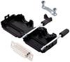 encitech DPPK15-BK-DBS-W-K 6355-8001-12 D-SUB Buchsenleisten-Set 180 ° Polzahl: 15 Lötkelch 1 St.