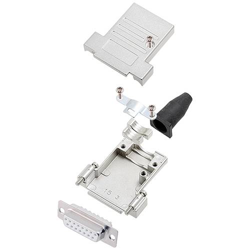 encitech DTSL15-SJSRG-T-DMS-W-K 6355-8087-32 D-SUB Buchsenleisten-Set 180 ° Polzahl: 15 Lötkelch 1 St.