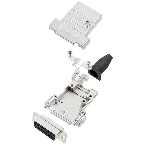 encitech DTSL15-SJSRG-T-DBS-K 6355-0086-12 D-SUB Buchsenleisten-Set 180 ° Polzahl: 15 Lötkelch 1 St.