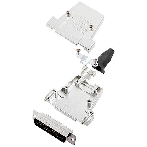 encitech DTSL25-SJSRG-T-HDP44-K 6355-0088-03 D-SUB Buchsenleisten-Set 180 ° Polzahl: 44 Lötkelch 1 St.