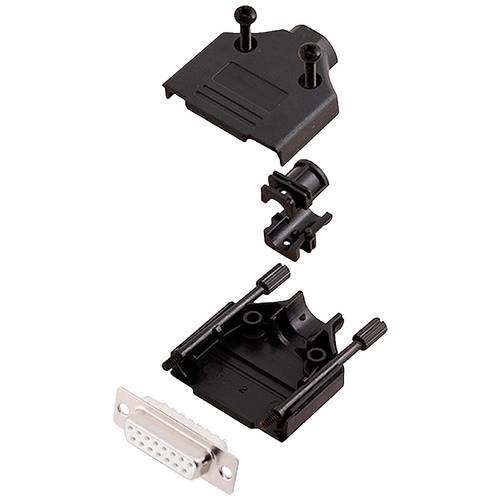 encitech DTPK-P-15-DBS-W-K 6355-8032-12 D-SUB Buchsenleisten-Set 180 ° Polzahl: 15 Lötkelch 1 St.