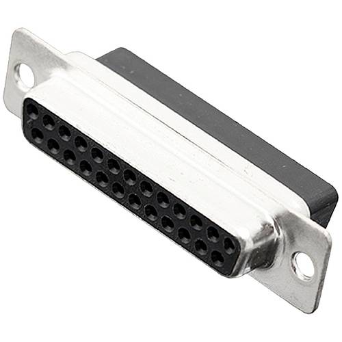 encitech DBC25-SS 2101-0190-13 D-SUB Buchsenleiste 180 ° Polzahl: 25 Crimpen 1 St. Tray