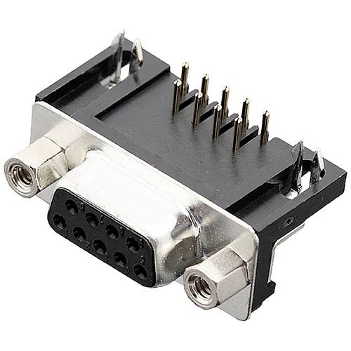 encitech DRB-09F-TBG-110 2103-2100-11 D-SUB Buchsenleiste 90 ° Polzahl: 9 Lötpins 1 St. Tray