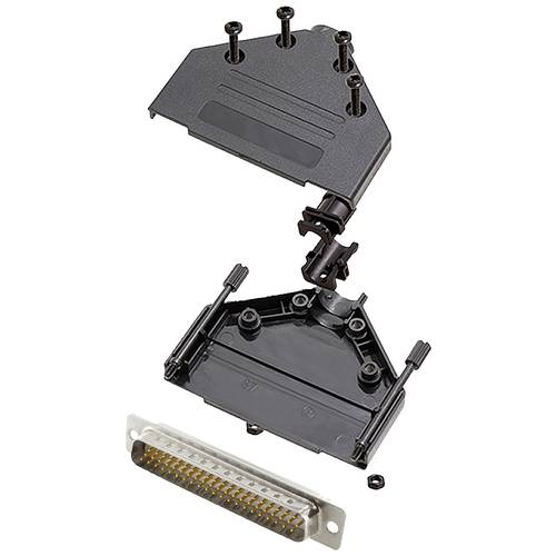 encitech DTPK-P-37-HDP62-W-K 6355-8053-04 D-SUB Stiftleisten-Set 180 ° Polzahl: 62 Lötkelch 1 St.