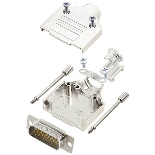 encitech MHDM-15-HDP26-W-K 6355-8059-02 D-SUB Stiftleisten-Set 180 ° Polzahl: 26 Lötkelch 1 St.