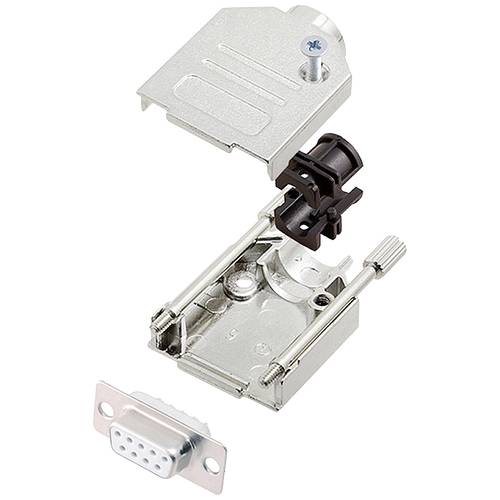 encitech DTZK09-DBS-W-K 6355-8002-11 D-SUB Buchsenleisten-Set 180 ° Polzahl: 9 Lötkelch 1 St.
