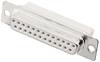 encitech DBC25-SS-W 2108-0190-13 D-SUB Buchsenleiste 180 ° Polzahl: 25 Crimpen 1 St. Tray