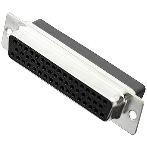 encitech DBC50-SS 2101-0190-15 D-SUB Buchsenleiste 180 ° Polzahl: 50 Crimpen 1 St. Tray