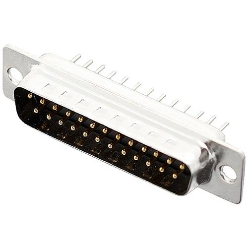 encitech DD25-MTBS 2103-0100-03 D-SUB Stiftleiste 180 ° Polzahl: 25 Lötpins 1 St. Tray