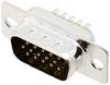 encitech HDS-15-M-T-B-S 2101-0300-01 D-SUB Stiftleiste 180 ° Polzahl: 15 Lötkelch 1 St. Tray