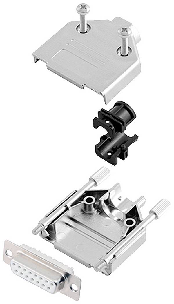 encitech DTPK-M-15-DBS-W-K 6355-8030-12 D-SUB Buchsenleisten-Set 180 ° Polzahl: 15 Lötkelch 1 St.