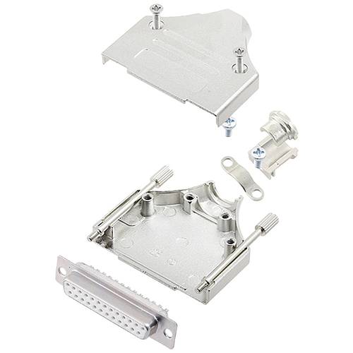 encitech MHDM-25-DBS-W-K 6355-8005-13 D-SUB Buchsenleisten-Set 180 ° Polzahl: 25 Lötkelch 1 St.