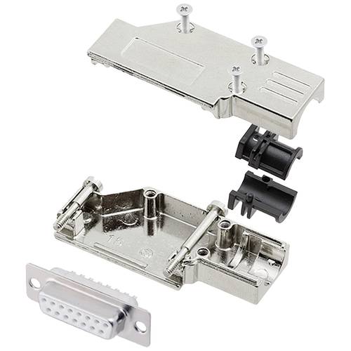 Thumbnail - encitech DCMR15-FK-DMS-W-K 6355-8065-32 D-SUB Buchsenleisten-Set 90 ° Polzahl: 15 Lötkelch 1 St.