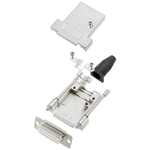 encitech DTSL15-LJSRG-T-HDS26-W-K 6355-8041-12 D-SUB Buchsenleisten-Set 180 ° Polzahl: 26 Lötkelch 1 St.