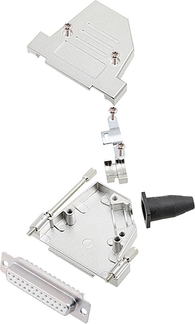 encitech DTSL37-LJSRG-S-DMS-W-K 6355-8042-34 D-SUB Buchsenleisten-Set 45 ° Polzahl: 37 Lötkelch 1 St.-0